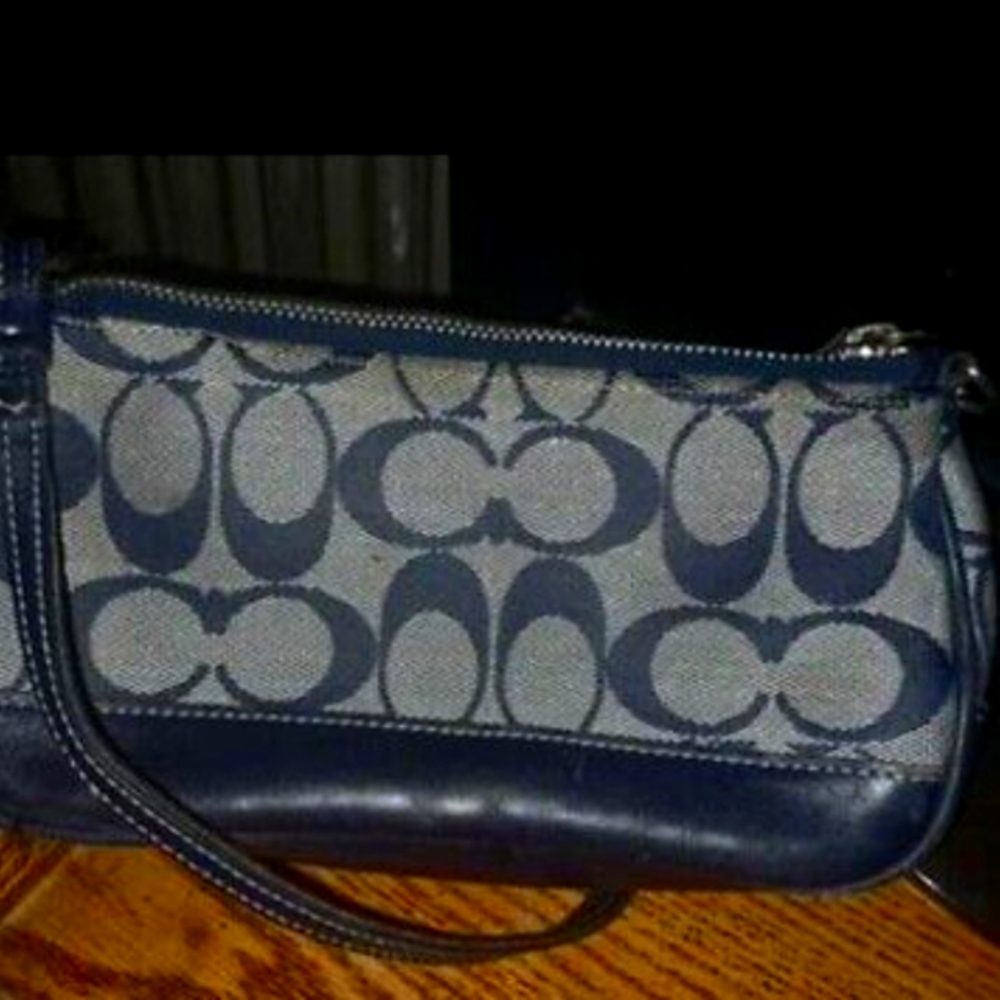 Retro Coach Logo mini purse